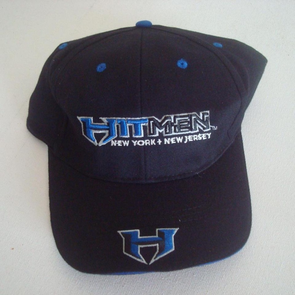 HITMEN NEW YORK NEW JERSEY XFL HAT CAP VINTAGE Y2K 00S F2